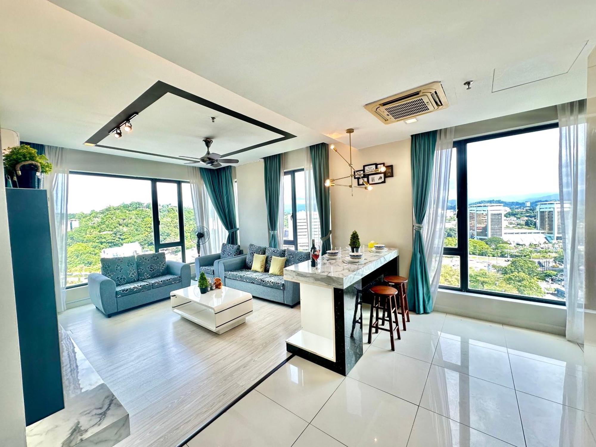 Cozy Living Sky Apartment Kota Kinabalu Exteriör bild